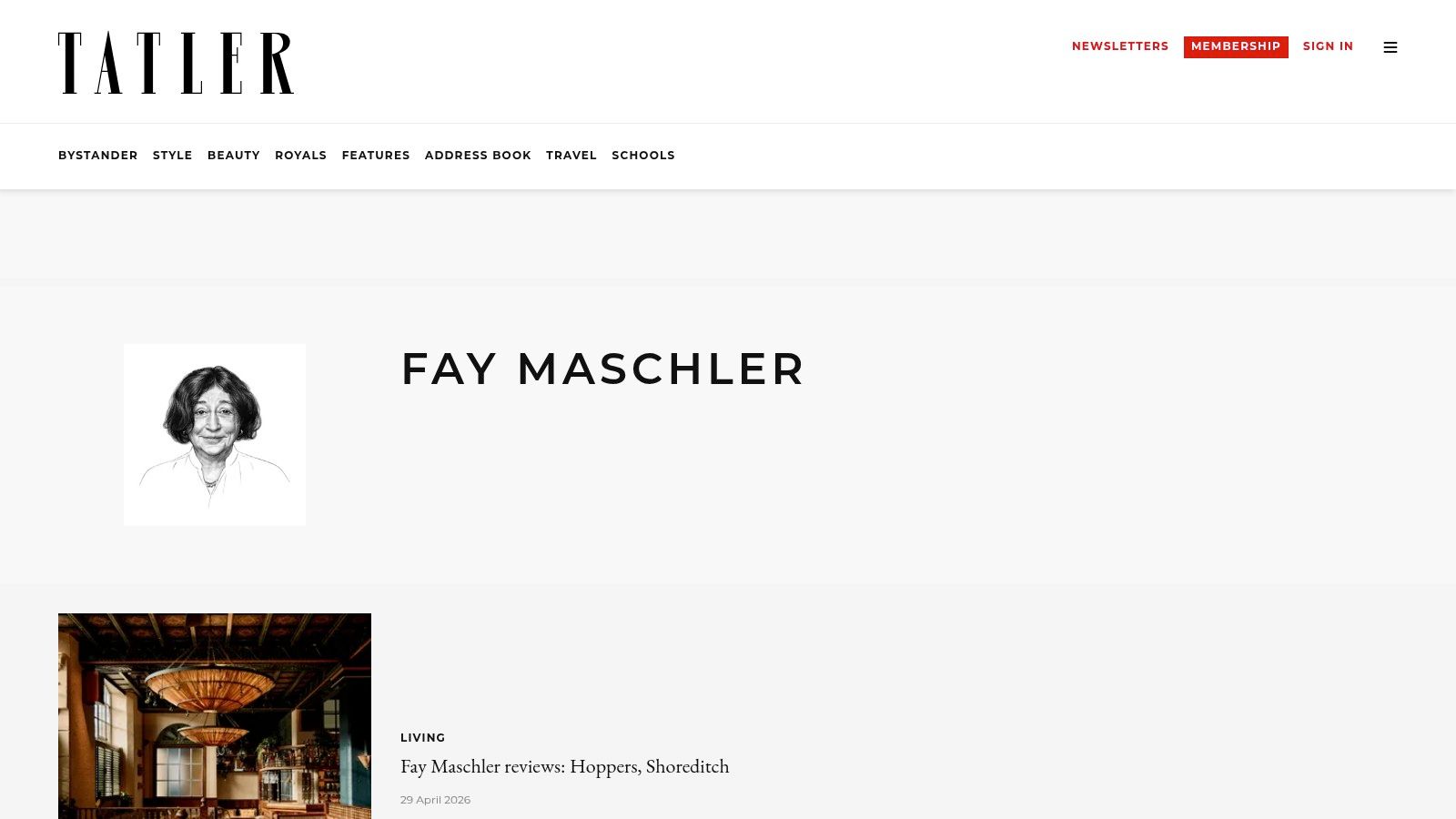 Fay Maschler